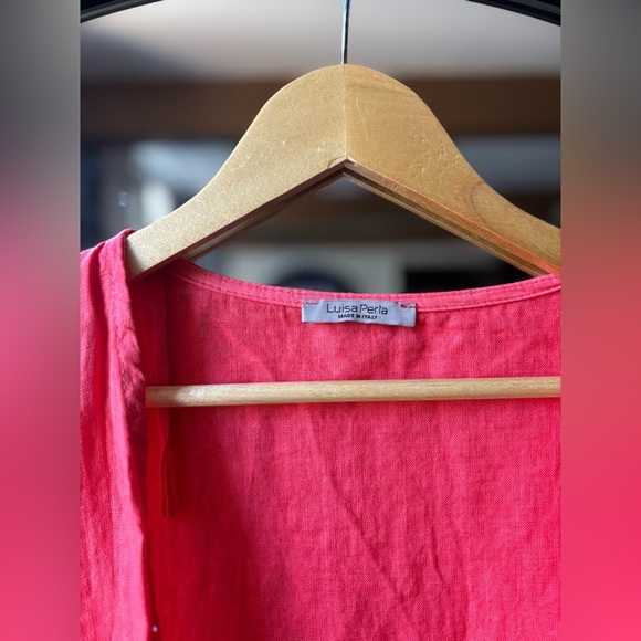 LUISA PERLA | linen box top | size one size - Picture 6 of 6